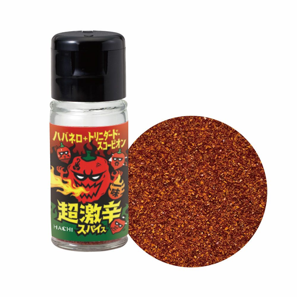 激辛スパイス】超激辛一味 ハバネロ入り／小瓶タイプ 11g | ハチ食品の