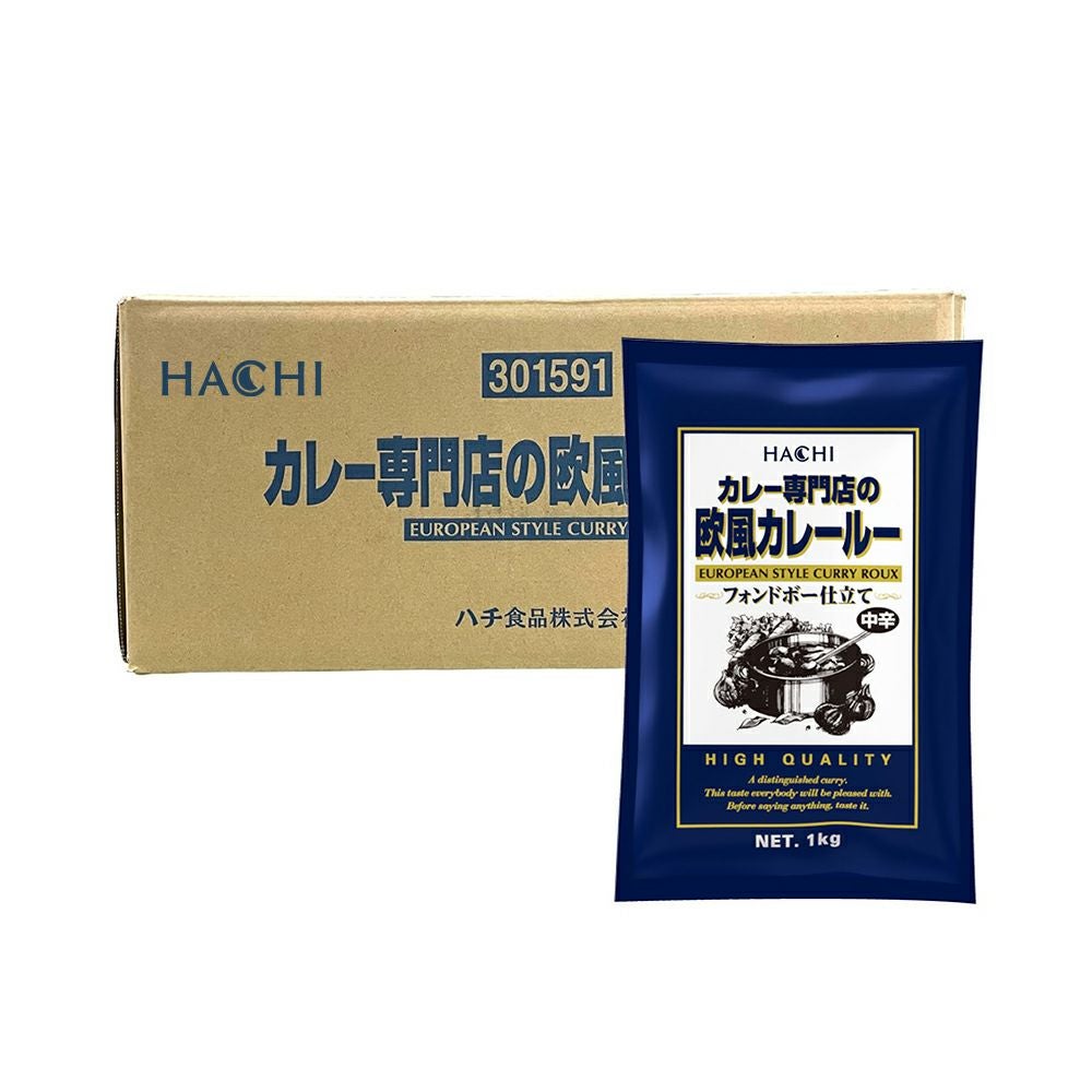 お得サイズ～ハチ食品 カレー専門店の欧風カレールー 中辛 1Kg×4袋 ハチ食品 カレー専門店の欧風カレールー 中辛 1Kg×4袋 : やまさき商店