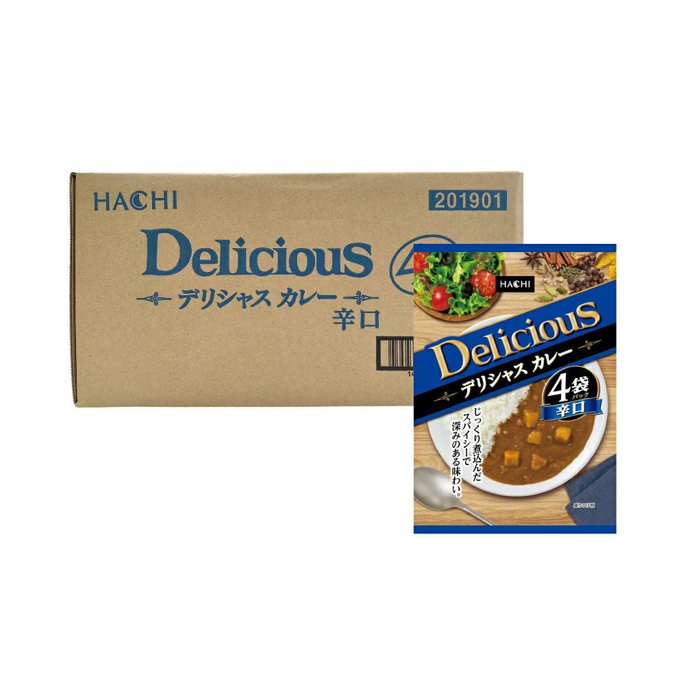 デリシャスカレー 中辛／レトルトカレー 1人前 170g×4袋×12個セット