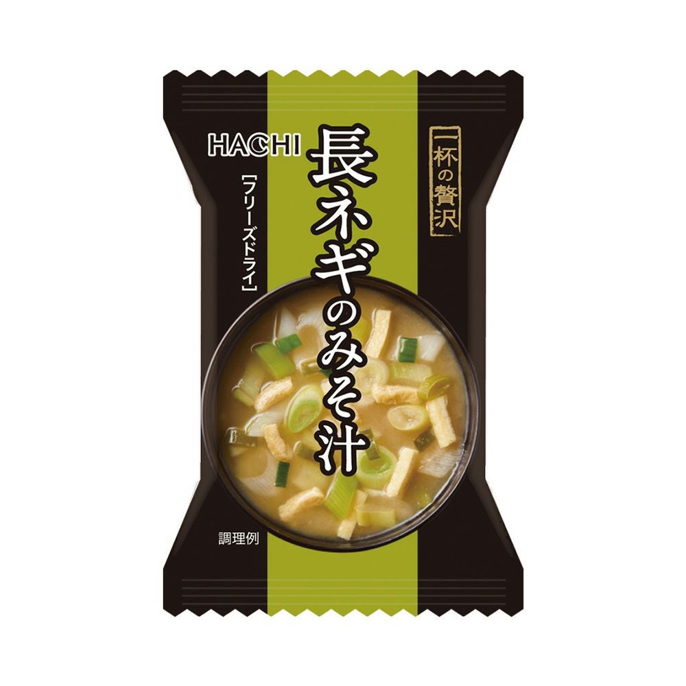 一杯の贅沢 長ネギのみそ汁／フリーズドライスープ 1食分 7.5g×10食